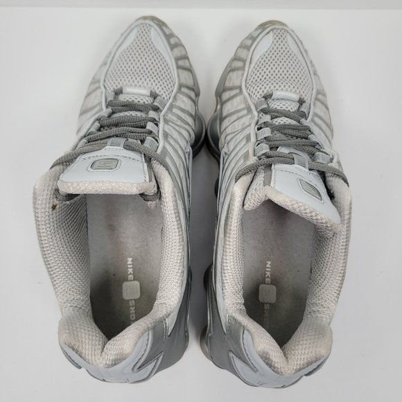 Nike Shox TL Pure Platinum Chrome 2019 Men\'s Running Shoes AV3595-003 US Size 9 main image 4